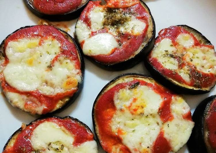 Pizzette di melanzane al forno