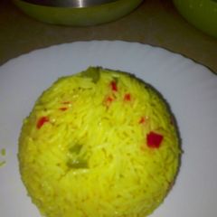 A picture of Vegetable turmeric rice.