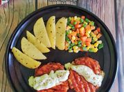 Gambar chicken steak saus keju