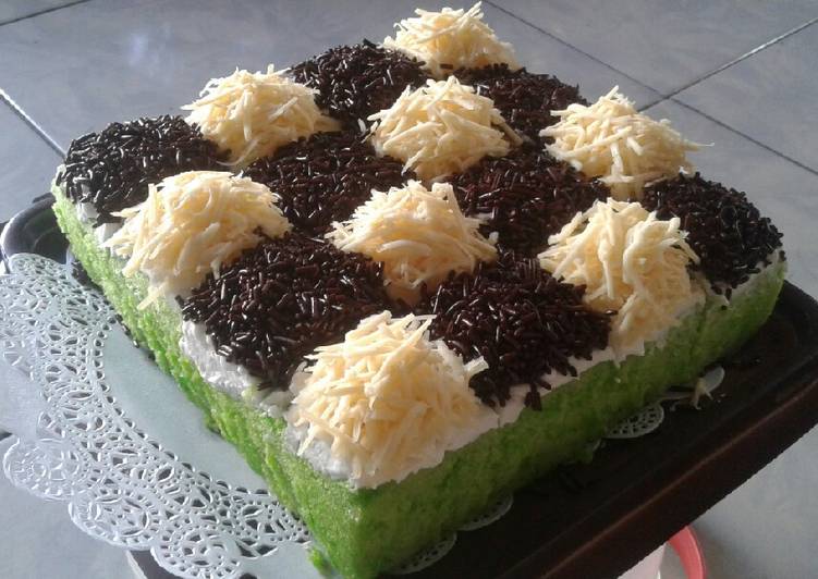 Bolu Pandan kukus