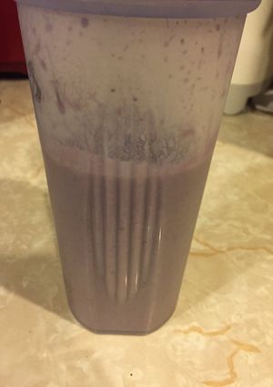 A picture of Berry Banana Protein Smoothie.