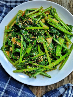 Foto resep Ca sawi hijau bumbu wijen