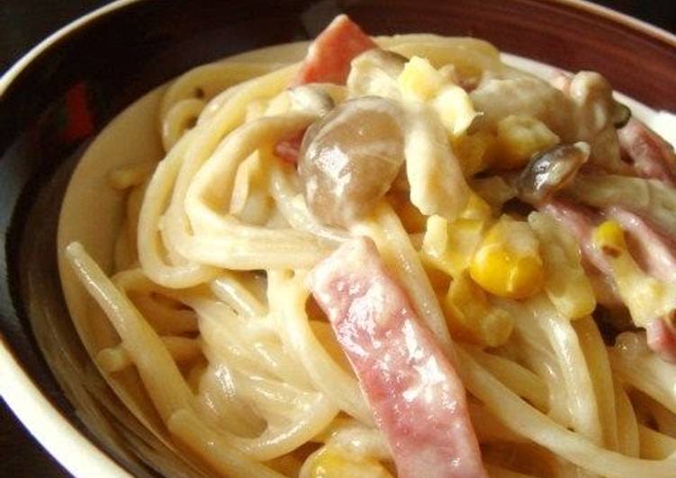 A Nursery School Pasta with Mellow Cream Sauce