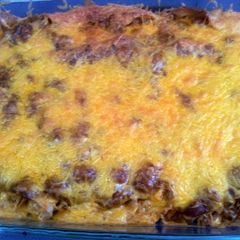 A picture of Mely's ultimate enchiladas.