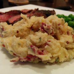 A picture of Rustic Garlic Mashed Potatoes.