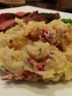 A picture of Rustic Garlic Mashed Potatoes.