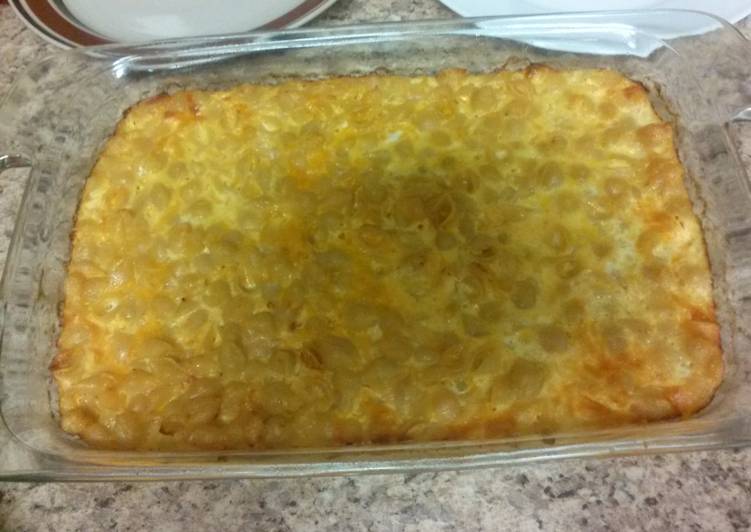 Recipe of Homemade Baked Mac n cheese