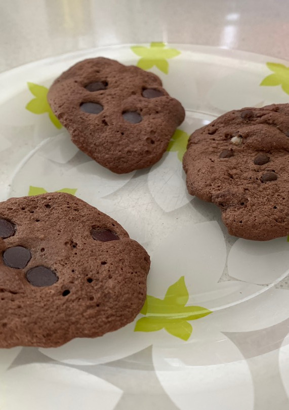 Una foto de Galletas de proteína al microondas