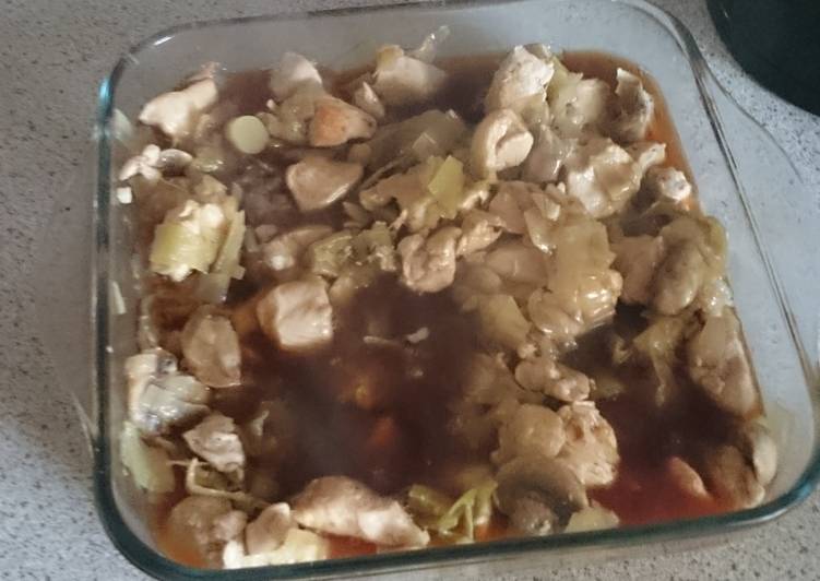 Recipe of Homemade Chicken, Mushroom &amp; Leek Pie
