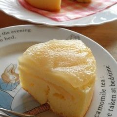 A picture of Easy Asian Pear Cream Cheesecake with Pancake Mix.