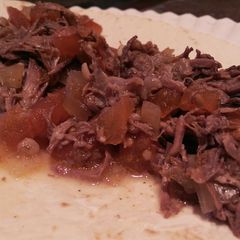 A picture of Crock Pot Carne Asada.