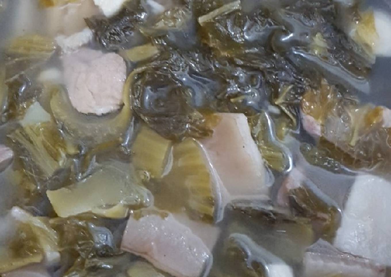 Babi masak sayur asin