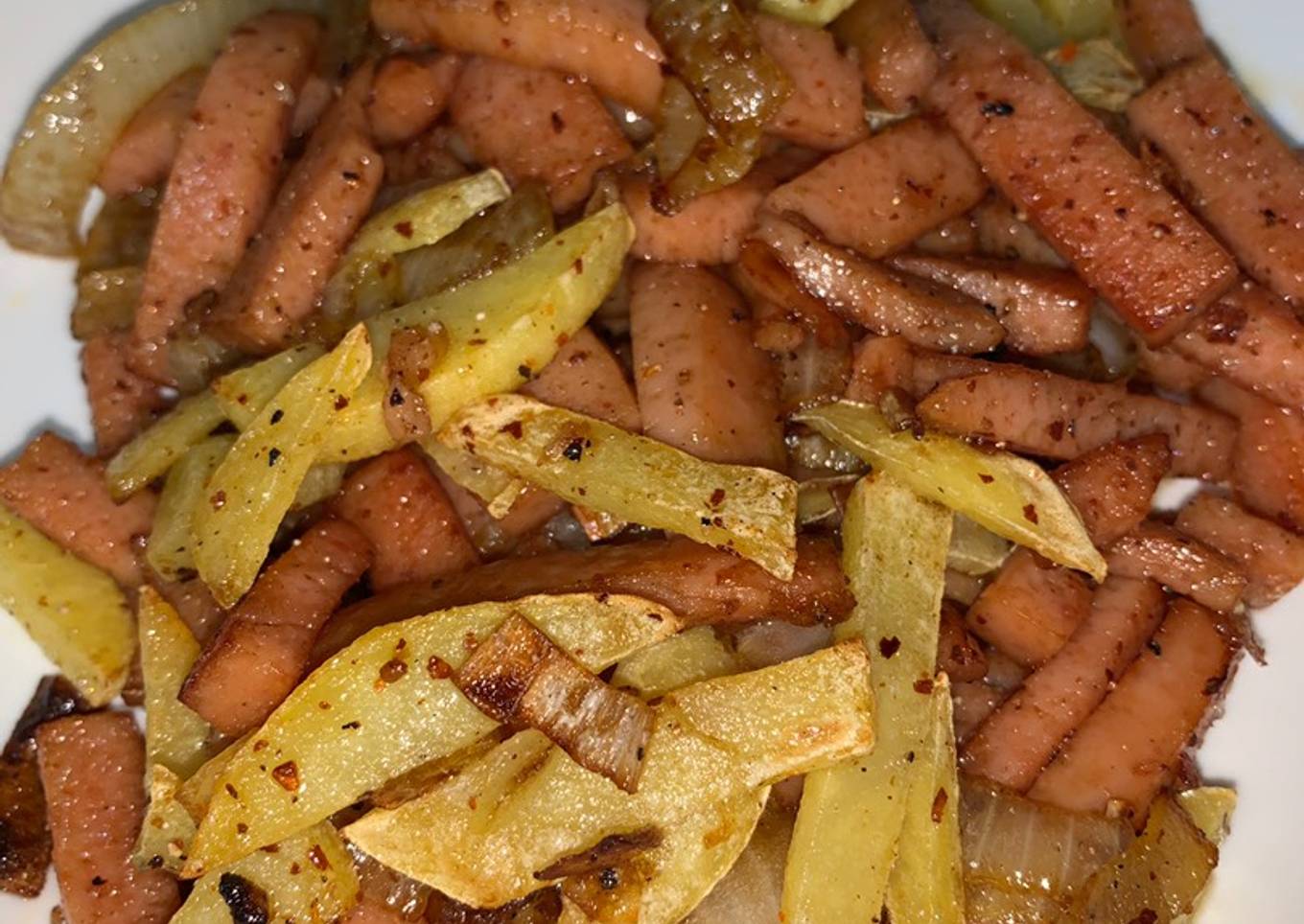 Tumis daging maling