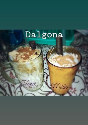 Foto resep Dalgona koppi & millo