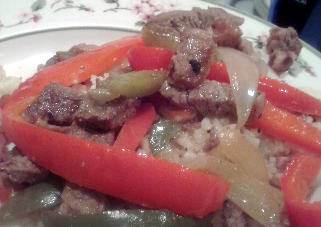 Sheryl"s Beef Pepper Steak