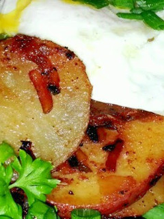 A picture of Mike's 3 Onion 2 Potato Side.