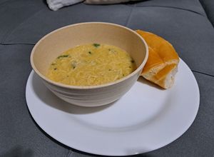 Foto de Caldo de Mandioquinha com frango