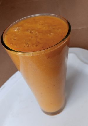 A picture of Mango and Banana Smoothie.
