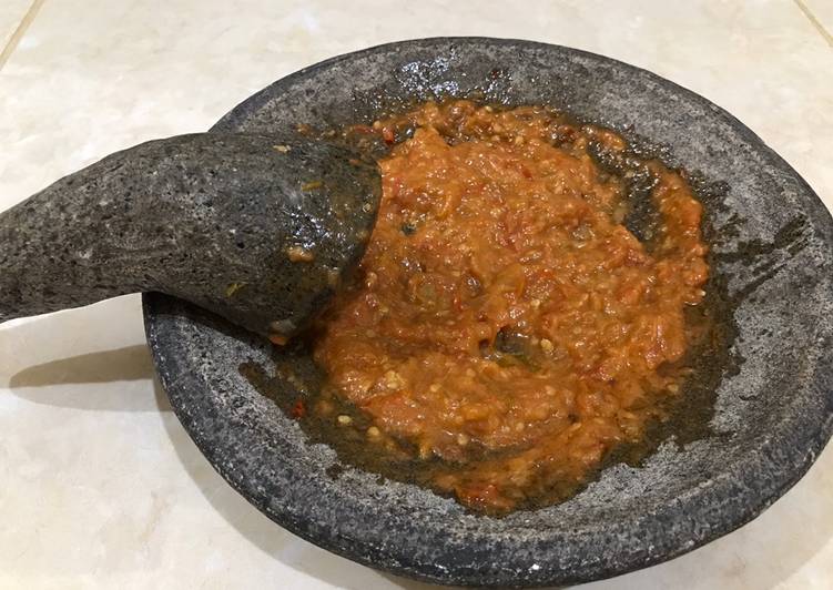 Cara Gampang Menyiapkan Sambal Lamongan, Enak