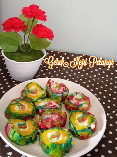 Foto resep Getuk Keju Pelangi