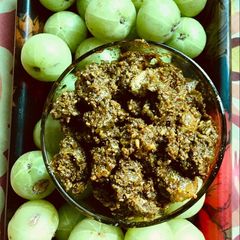 A picture of Instant amla achar.