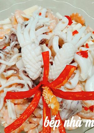 Hình của món Gỏi củ hủ dừa.