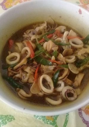 Foto resep Oseng cumi ala bunbun