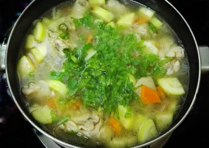 Soup Ayam Zucchini