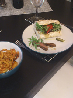 A picture of Steak ciabatta.