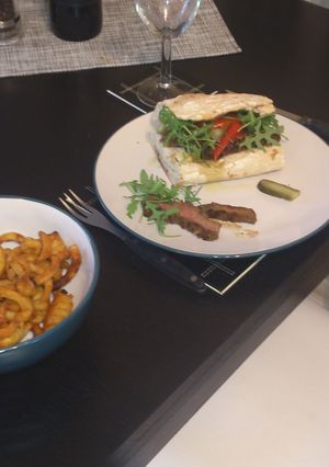 A picture of Steak ciabatta.