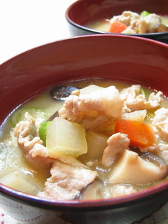 A picture of Hearty Pork Miso Soup.