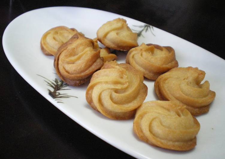 Tofu and Miso Spritz Cookies