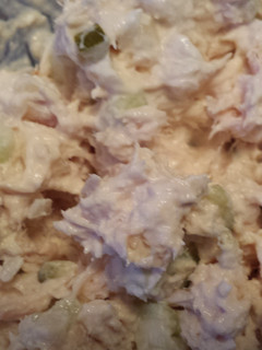 A picture of Tuna fish salad.