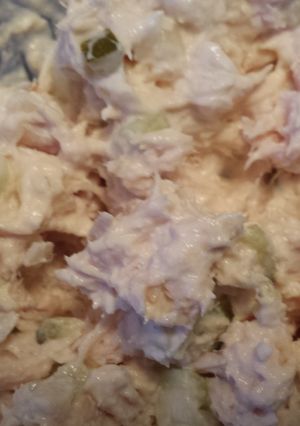 A picture of Tuna fish salad.