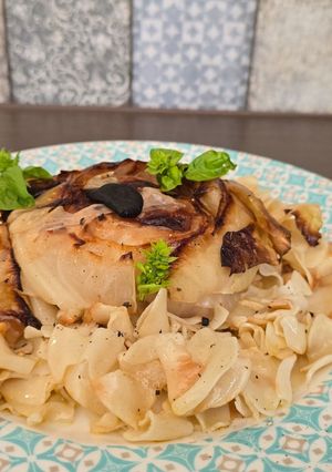 Mindenmentes káposztás kocka (sütőben sült káposztával, köleses-rizstesztával) recept fotója