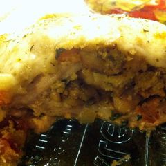 A picture of Brenda's Stuffed Pork Chops.