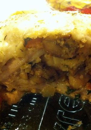 A picture of Brenda's Stuffed Pork Chops.