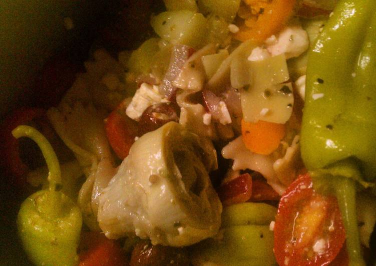 Recipe of Speedy Greek Pasta Salad