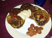 A picture of banana fritters