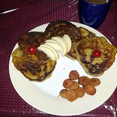 A picture of Jamaican Banana Fritters.