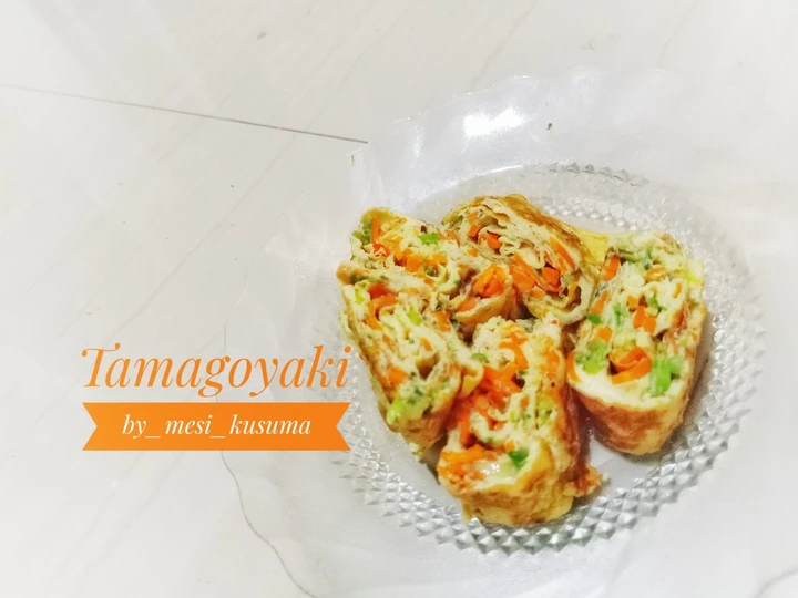 Cara Gampang Menyiapkan Resep 41. Tamagoyaki (telur dadar jepang) yang Enak Banget Anti Ribet, Lezat Sekali