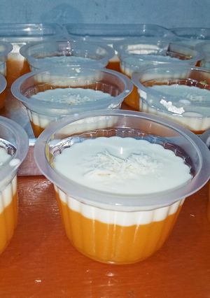 Foto resep Puding mangga Fla keju creamy