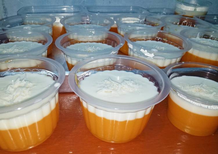 Cara Menyiapkan Puding mangga Fla keju creamy Anti Ribet!