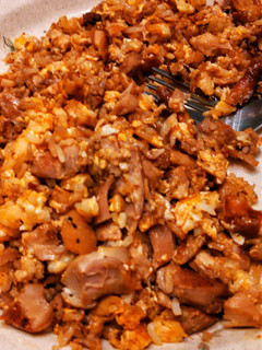A picture of Leftover fried rice.