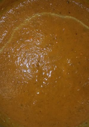 A picture of Pumpkin Soup.