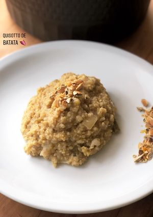 Una foto de Risotto de batata