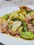 Cabbage and Pork Stir Fry with Ume Soy Sauce