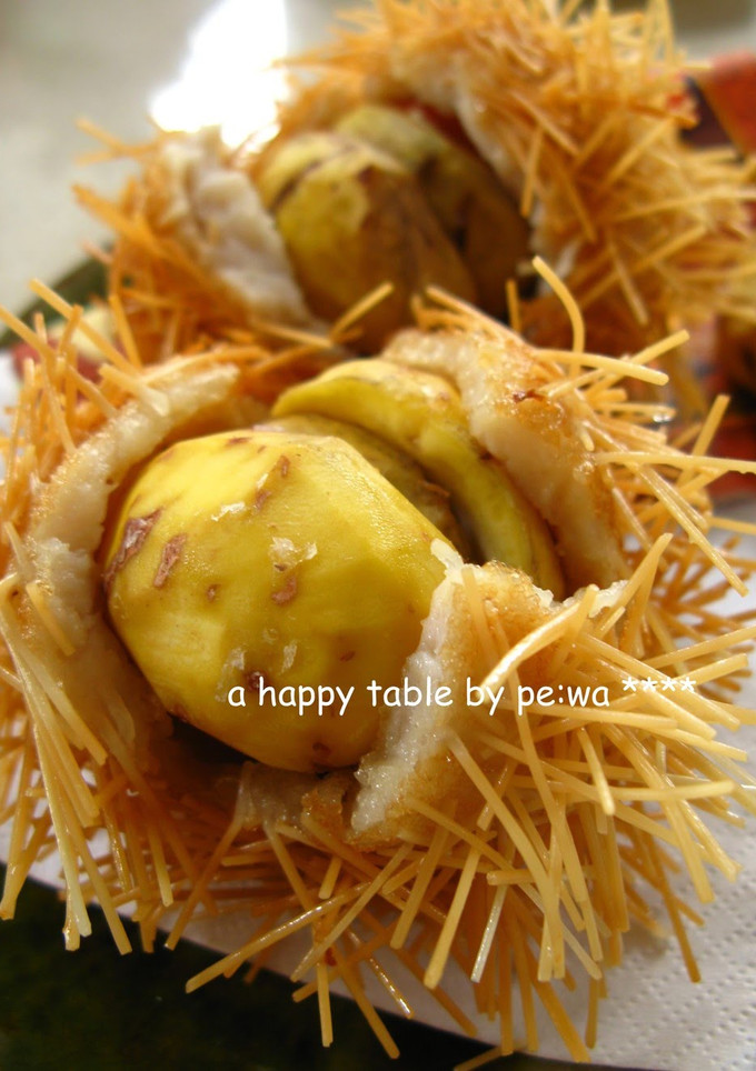 A picture of An Autumn Feast with Chestnuts using Fish Paste.