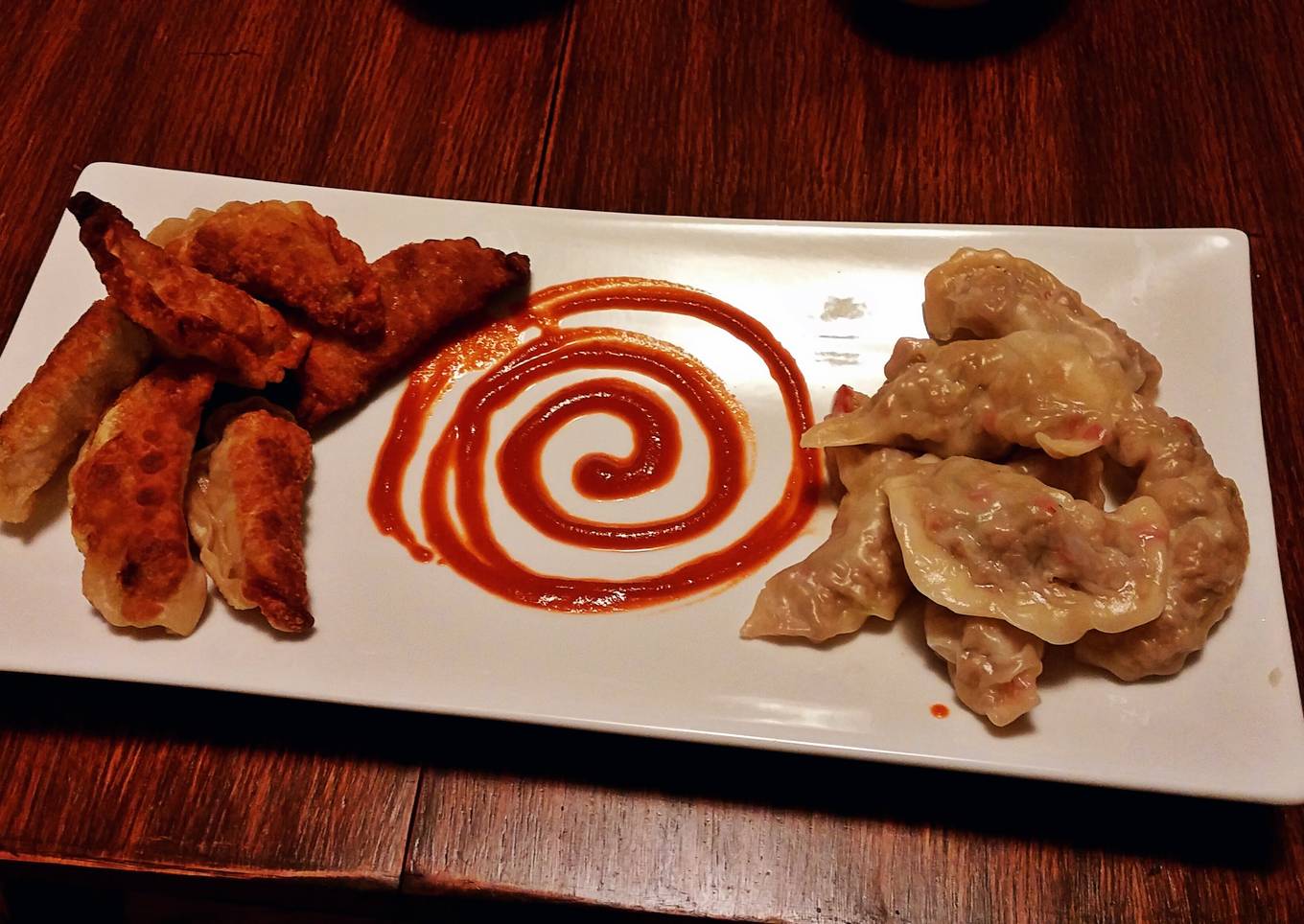 Spicy Pork Asian Dumplings