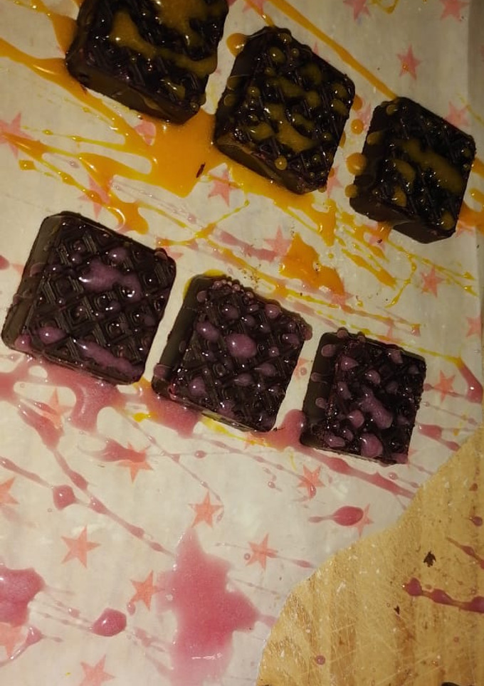 Una foto de Bombones de chocolate